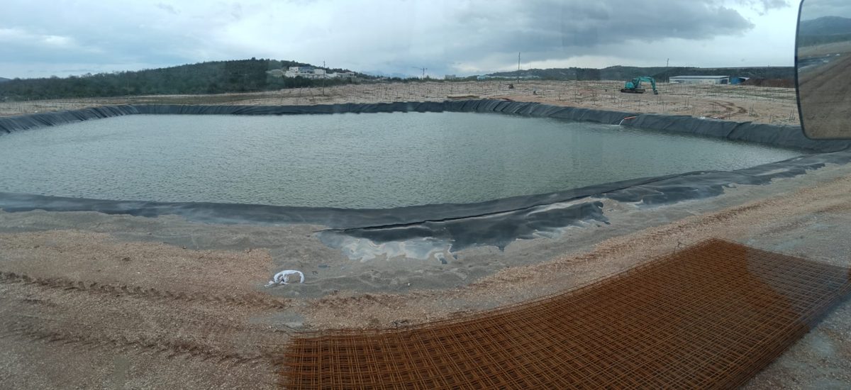 Akumulacijsko jezero za navodnjavanje - izrada BAJA TRANS Dalmacija